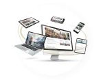 Portfolio Responsive Website Hansezeit auf PC, Laptop, Tablet und Smartphone.