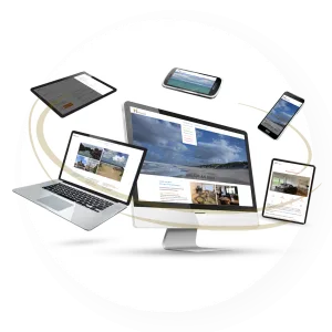 Portfolio Responsive Website Ferienwohnungen auf PC, Laptop, Tablet und Smartphone.